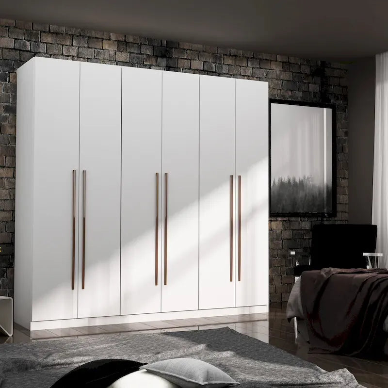 Modern Freestanding Wardrobe Armoire Closet