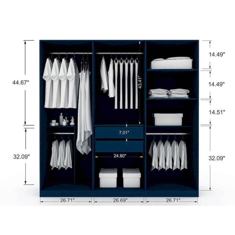 Armoire penderie autoportante moderne