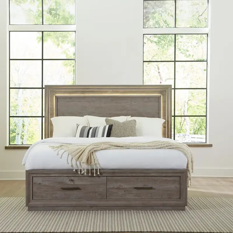 Lit de rangement King Graystone