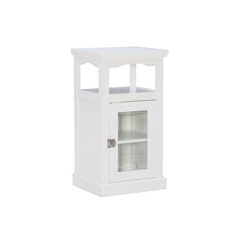 Armoire de rangement blanche mi-haute