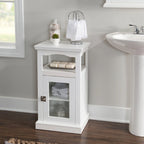 Armoire de rangement blanche mi-haute