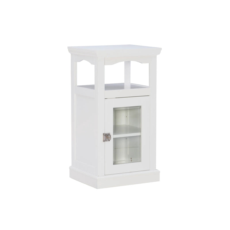 Armoire de rangement blanche mi-haute