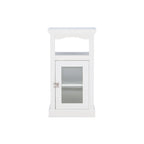 Armoire de rangement blanche mi-haute