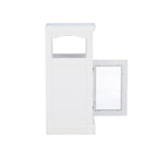 Armoire de rangement blanche mi-haute