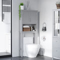 Meuble de rangement WC moderne, organisateur de salle de bain à double porte