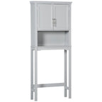 Meuble de rangement WC moderne, organisateur de salle de bain à double porte