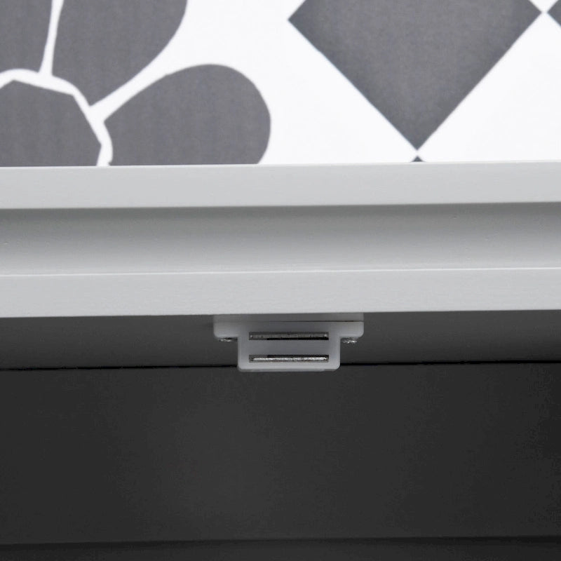 Meuble de rangement WC moderne, organisateur de salle de bain à double porte