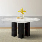 Steve Silver Mhlanga 54-inch Square Standard Height Dining Table - White