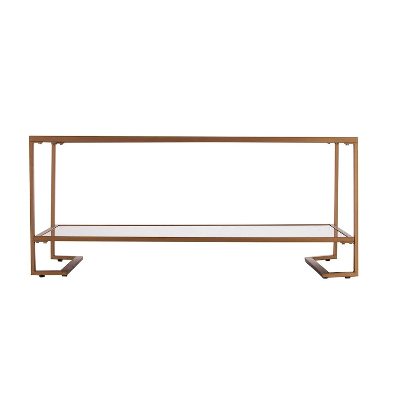 Glam Gold Metal Coffee Coffee Table
