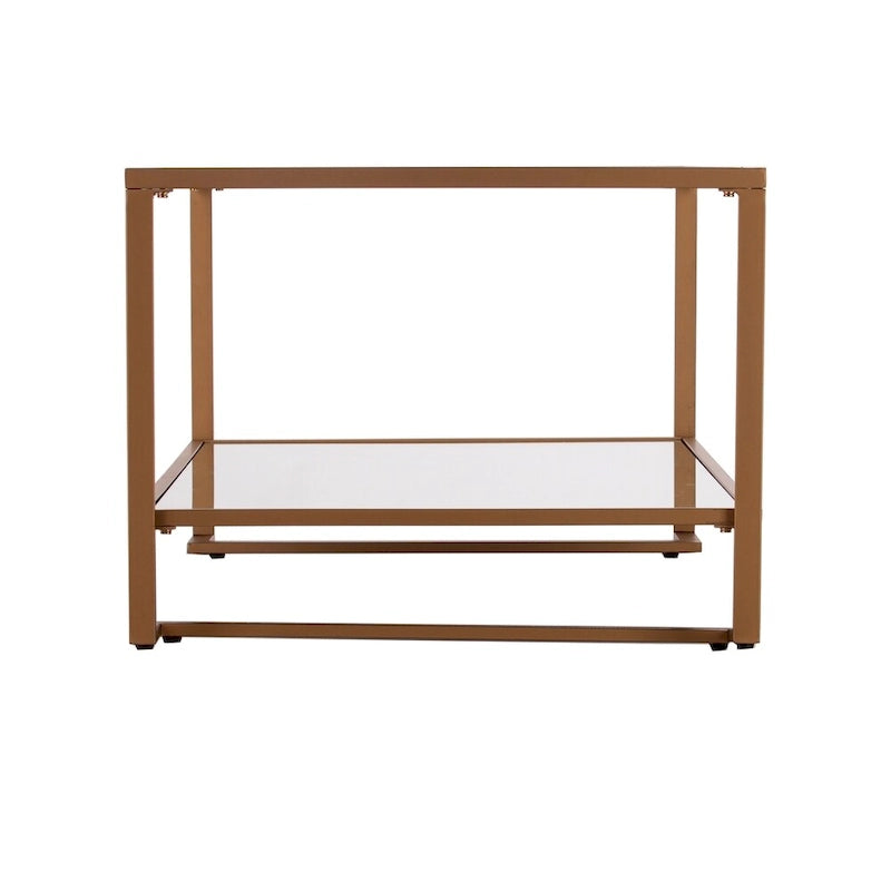 Glam Gold Metal Coffee Coffee Table