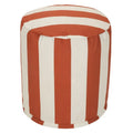 Pouf rayé intérieur/extérieur (16" L x 16" l x 17" H)