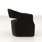 Ensemble de 2 fauteuils d'appoint pivotants à 360 degrés en velours, style glamour moderne, dossier ouvert