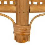 Table d'appoint en bambou et rotin