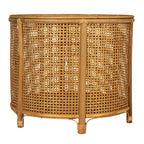 Table d'appoint en bambou et rotin