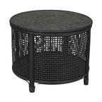 Table d'appoint en bambou et rotin