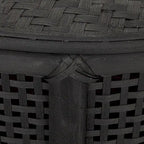 Table d'appoint en bambou et rotin