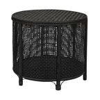 Table d'appoint en bambou et rotin
