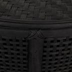 Table d'appoint en bambou et rotin