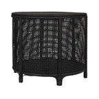 Table d'appoint en bambou et rotin