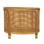 Table d'appoint en bambou et rotin