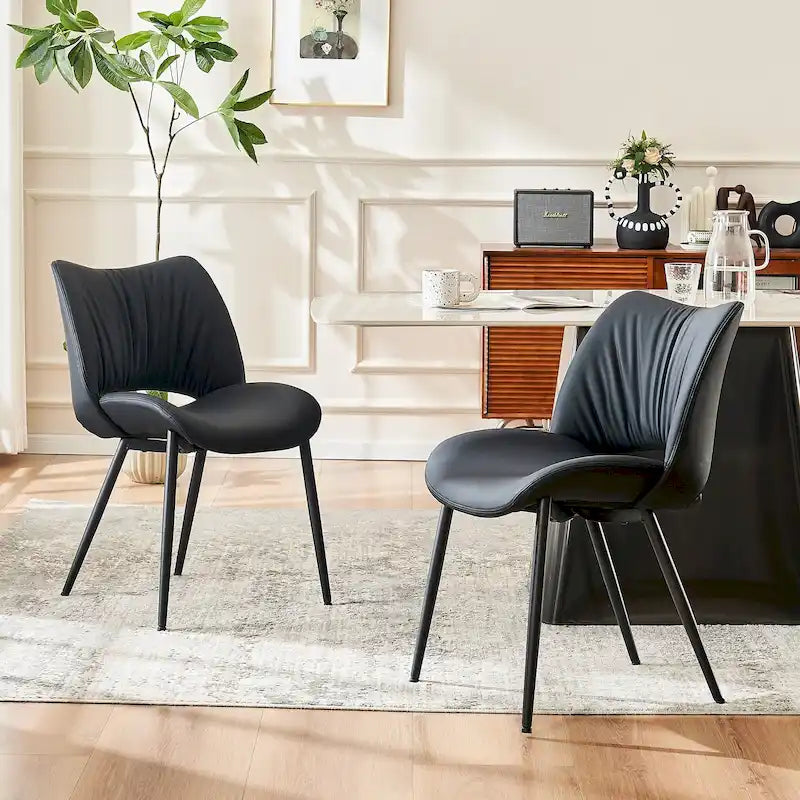 Modern Dining Kitchen Chairs Set of 2 Loads up to 300lbs