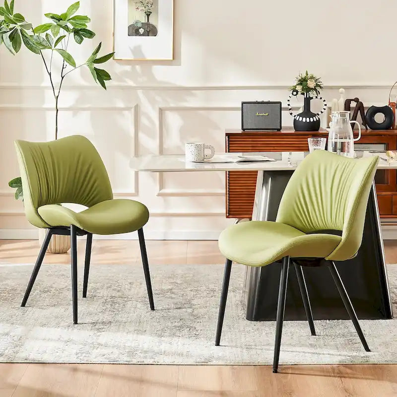 Modern Dining Kitchen Chairs Set of 2 Loads up to 300lbs