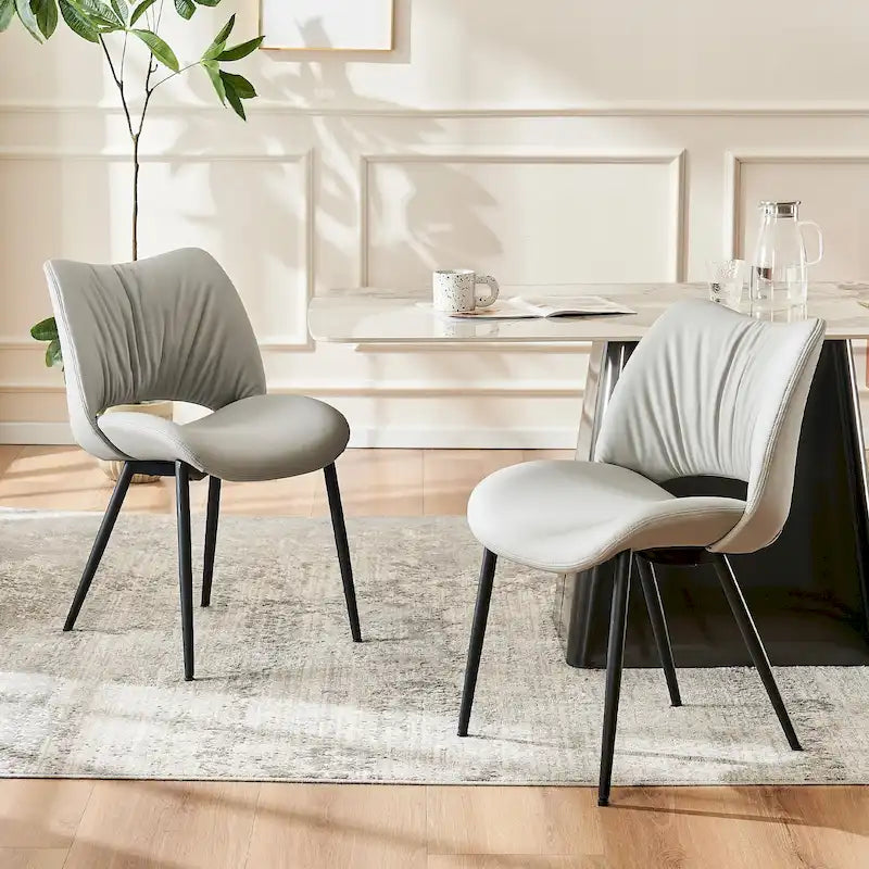 Modern Dining Kitchen Chairs Set of 2 Loads up to 300lbs