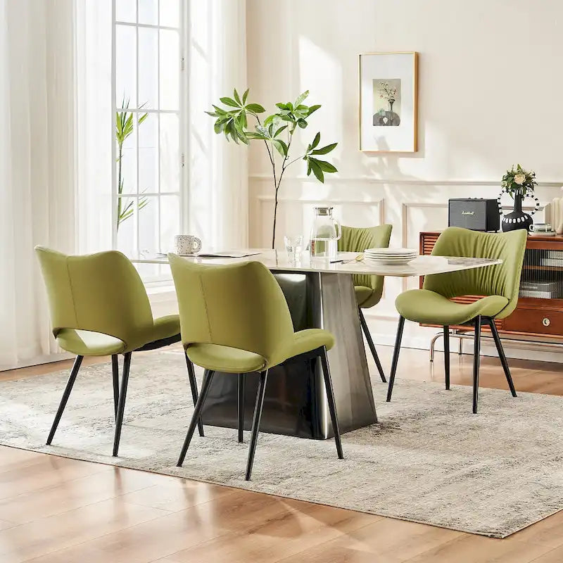 Modern Dining Kitchen Chairs Set of 2 Loads up to 300lbs