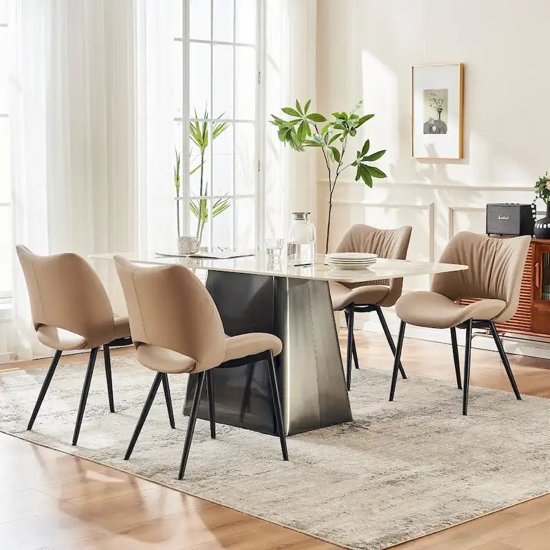 Modern Dining Kitchen Chairs Set of 2 Loads up to 300lbs