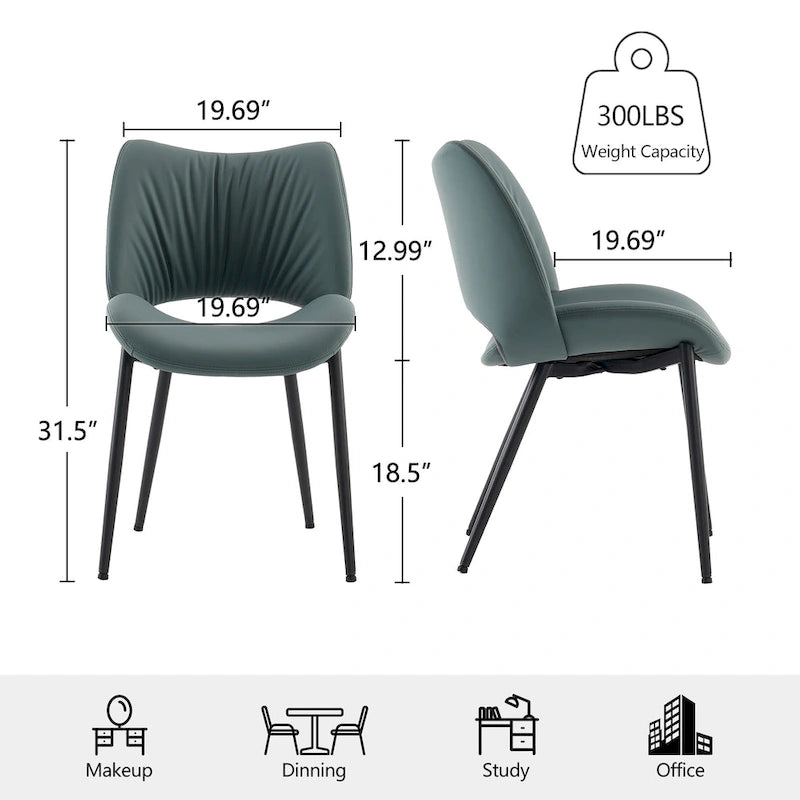 Chaises de cuisine modernes pour la salle à manger - charge maximale 136 kg
