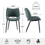 Chaises de cuisine modernes pour la salle à manger - charge maximale 136 kg