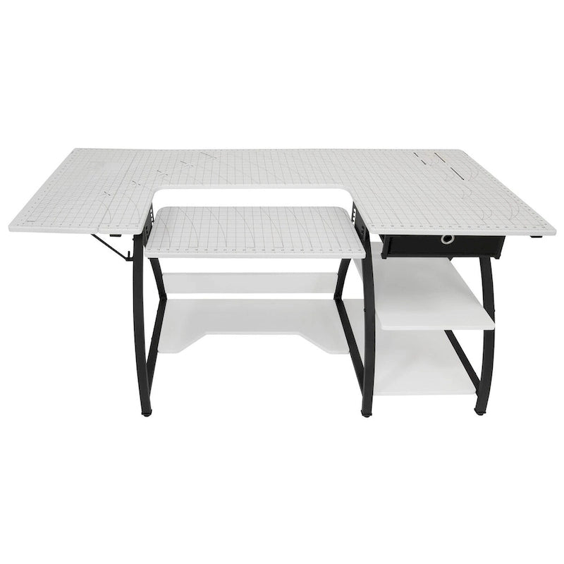 Table de couture avec ou sans grille de découpe intégrée
