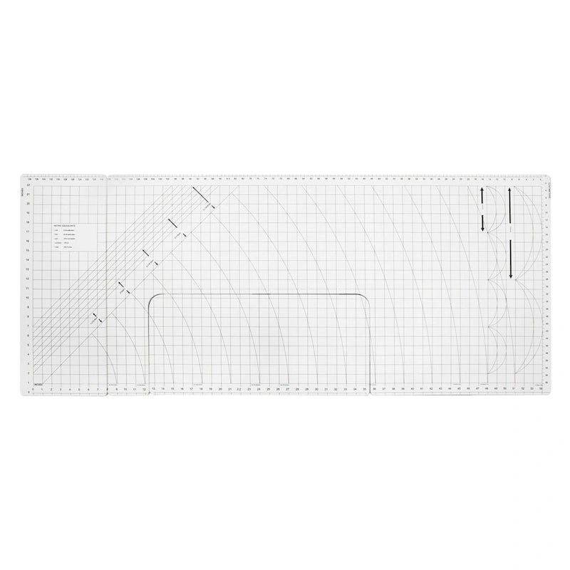 Table de couture avec ou sans grille de découpe intégrée