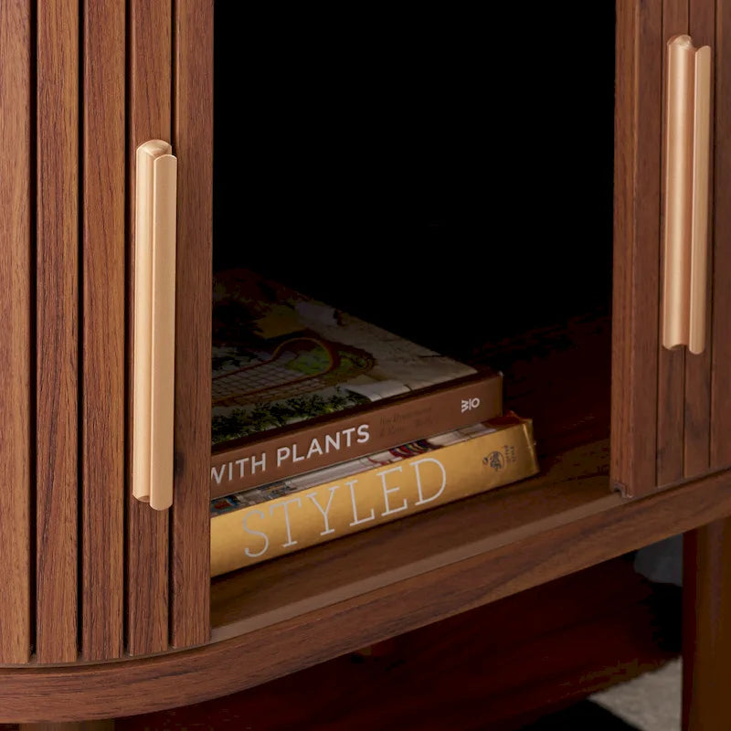 2 Tambour Door Nightstand